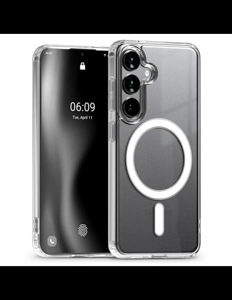 Mercury MagSafe Jelhard pouzdro pro Samsung Galaxy S25 čiré