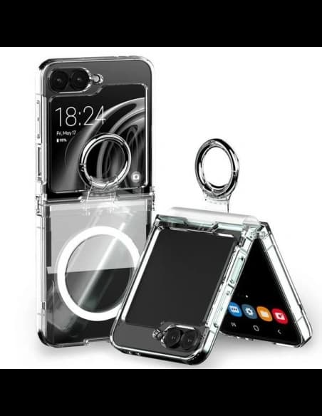 Mercury MagSafe Pro Ring Case Samsung Galaxy Z Flip 6 / 7 FE clear