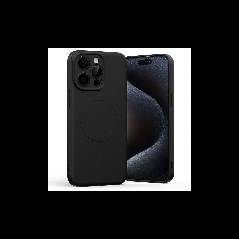 Mercury MagSafe poloměkký kryt pro Apple iPhone 15 Pro Max černý - 1