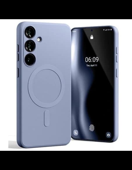 Mercury MagSafe Fél-szilikon Tok Samsung Galaxy S24+ Plus levendula