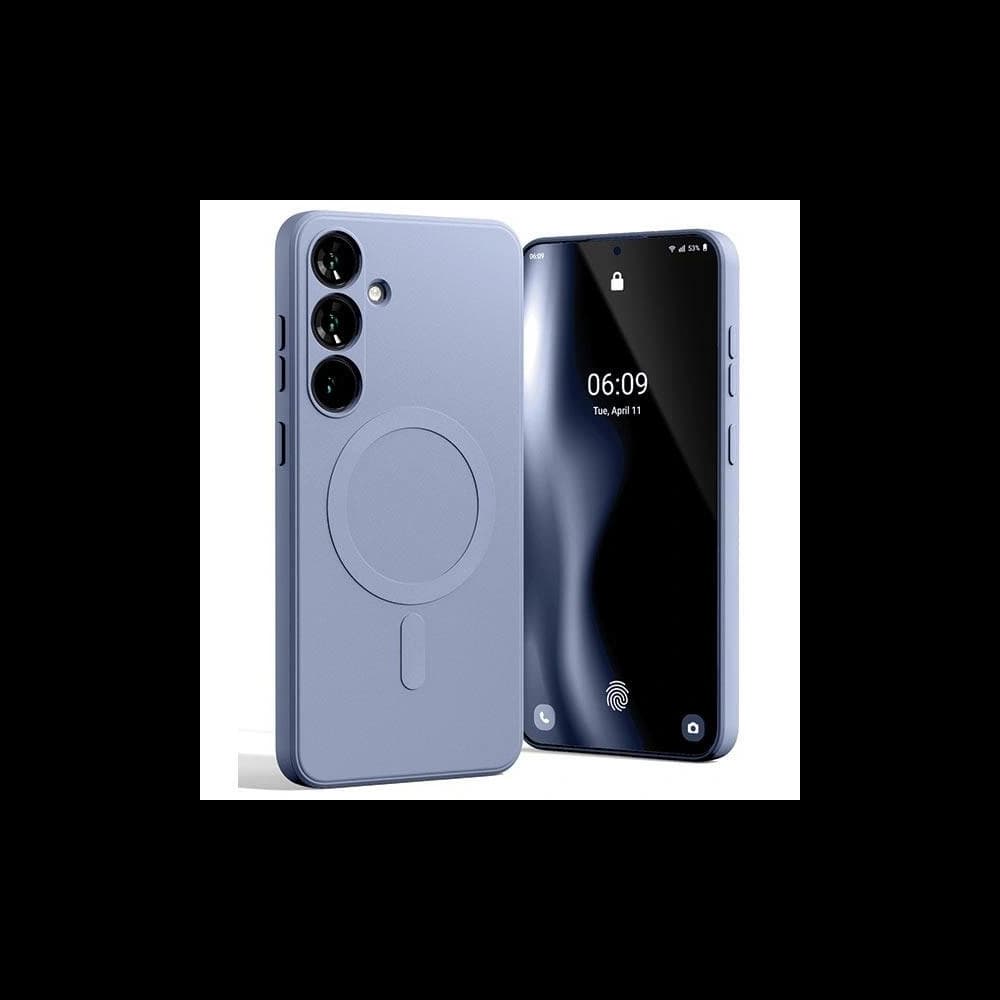 Mercury MagSafe Fél-szilikon Tok Samsung Galaxy S24+ Plus levendula - 1