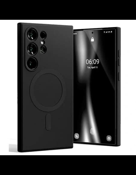 Carcasa Semi-Siliconă Mercury MagSafe pentru Samsung Galaxy S24 Ultra neagră