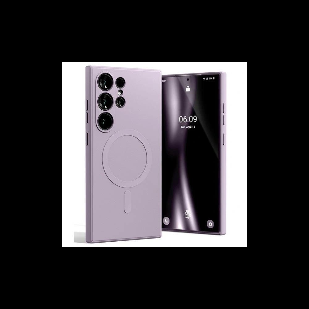 Carcasa Semi-Siliconică Mercury MagSafe pentru Samsung Galaxy S24 Ultra violet liliachiu. - 1