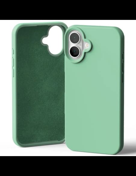 Carcasă din silicon Mercury pentru Apple iPhone 16 Plus verde