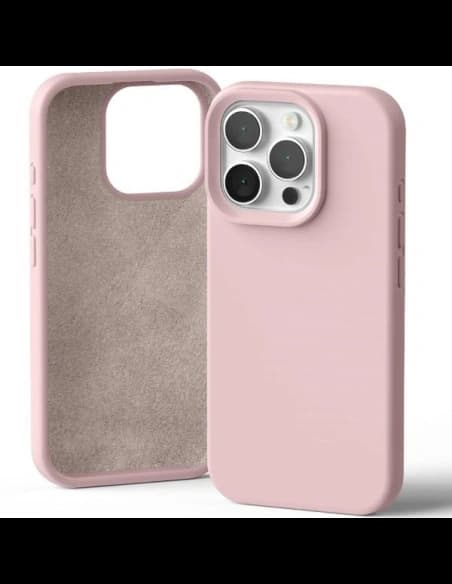 Mercury Silikonhülle Apple iPhone 16 Pro rosa sandig