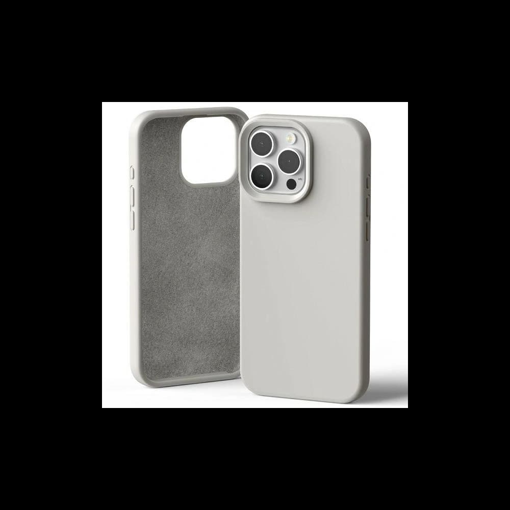 Husa din silicon Mercury pentru Apple iPhone 16 Pro Max piatră - 1