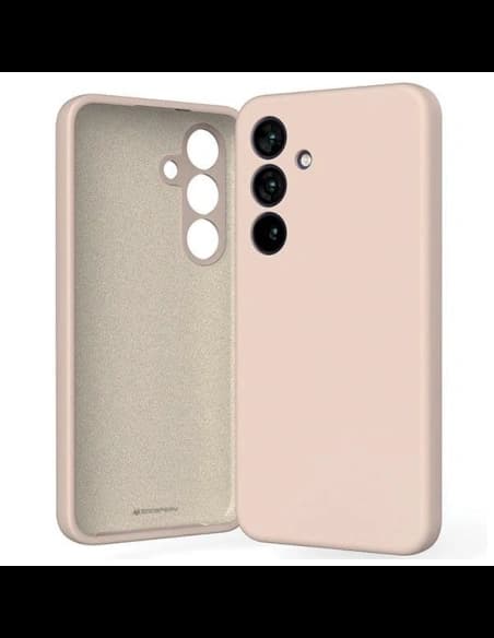 Mercury Szilikon Tok Samsung Galaxy S24 rózsaszín homokos