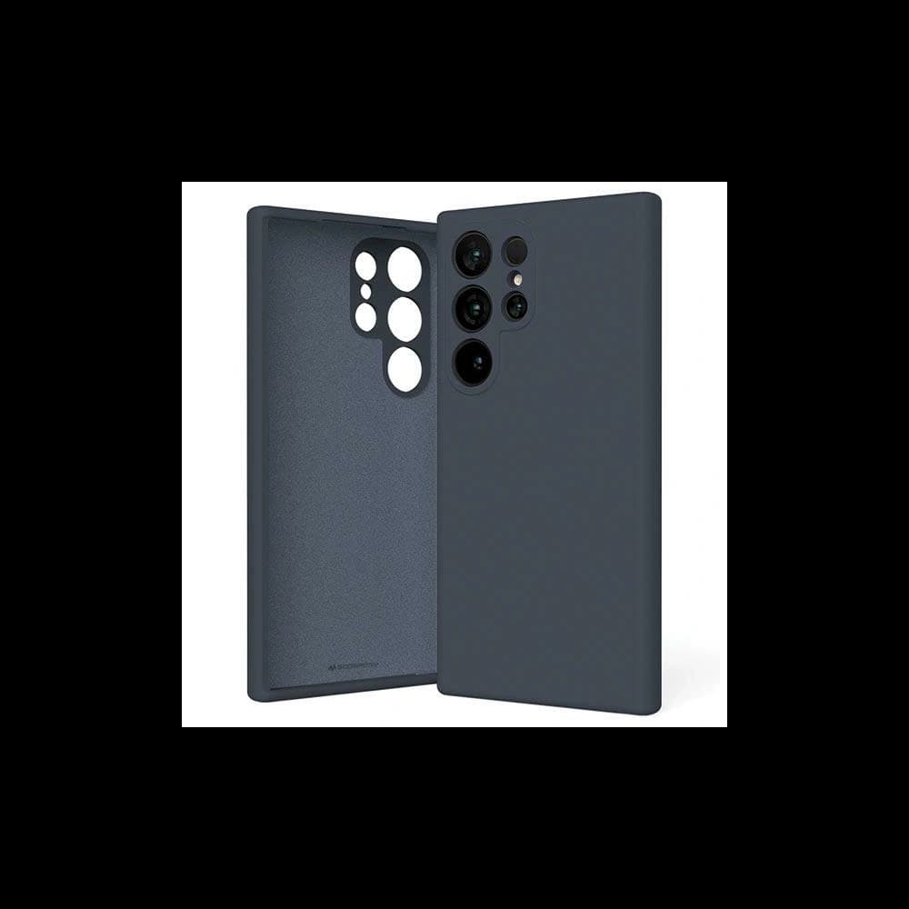 Husa din silicon Mercury pentru Samsung Galaxy S24 Ultra, albastru marin - 1