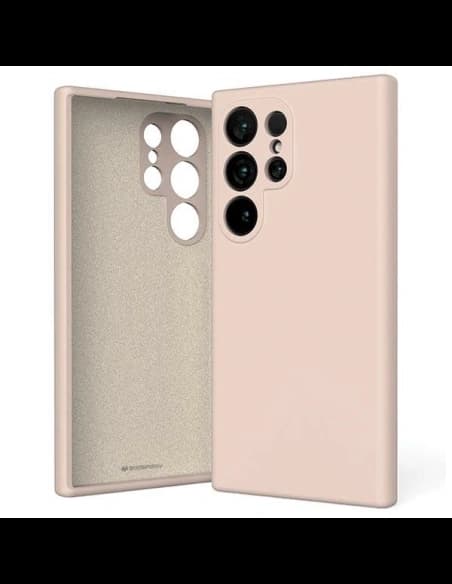 Mercury silikonový obal Samsung Galaxy S24 Ultra růžový písečný