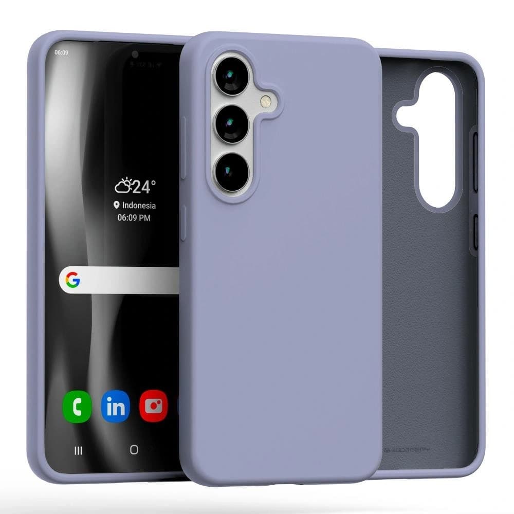 Mercury Silikonhülle Samsung Galaxy S25 Lavendel - 1