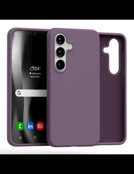 Mercury silikonový kryt Samsung Galaxy S25 fialový