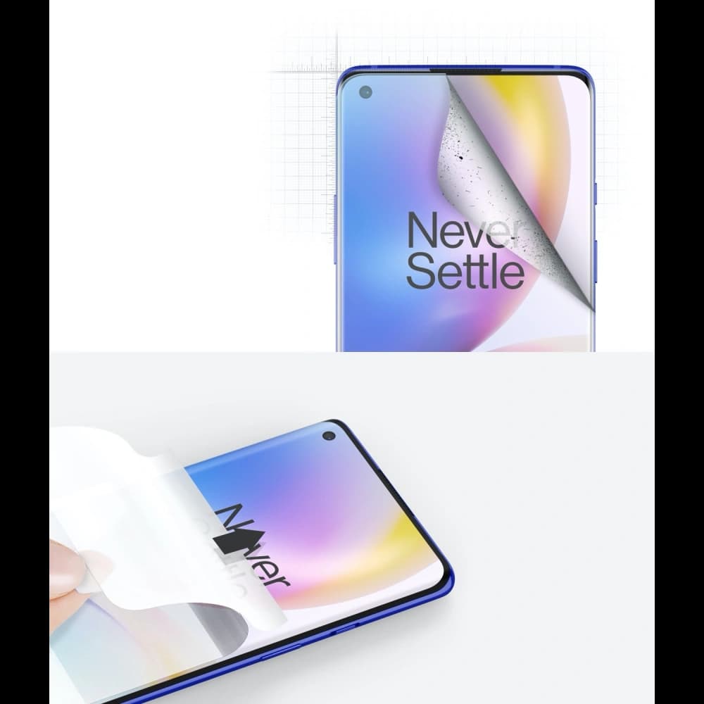 Folia hydrogel Ringke Dual Easy Wing Full Cover OnePlus 8 Pro [2 PACK] - 3