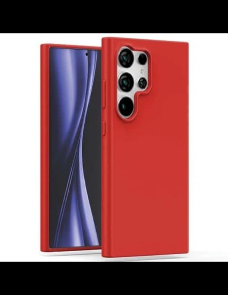 Husă moale Mercury pentru Samsung Galaxy S24 Ultra roșie