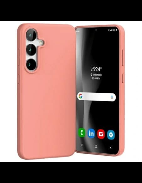 Mercury Soft Case Samsung Galaxy S24 FE rózsaszín