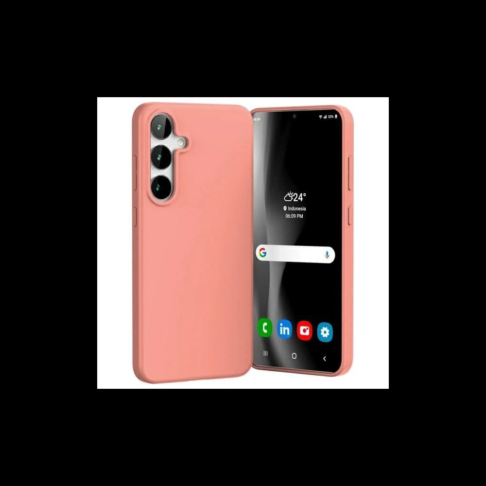 Mercury Soft Case Samsung Galaxy S24 FE rózsaszín - 1