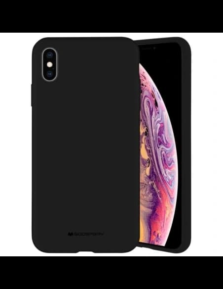 Mercury Silikonhülle für Apple iPhone 13 Mini schwarz