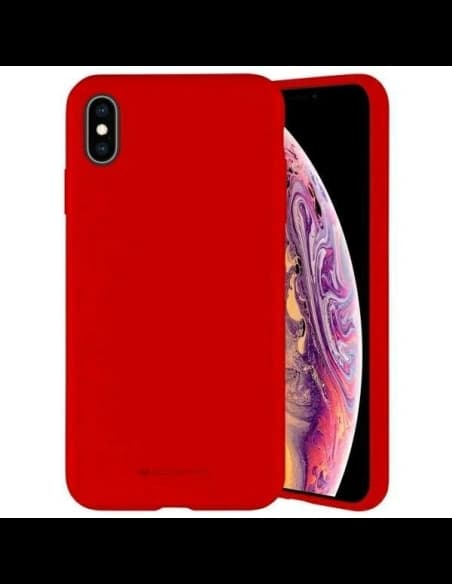 Mercury silikonový obal Samsung Galaxy S22+ Plus červený