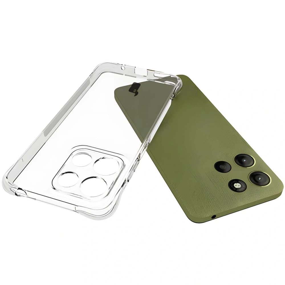 Bizon Case Clear Pack caz + 2x sticlă securizată Motorola Moto G15 / G15 Power - 5
