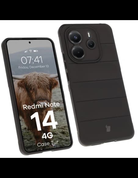 Bizon Case Tur Xiaomi Redmi Note 14 4G schwarz
