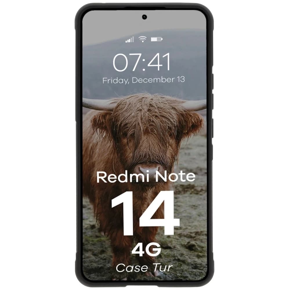 Bizon Case Tur Xiaomi Redmi Note 14 4G schwarz - 5