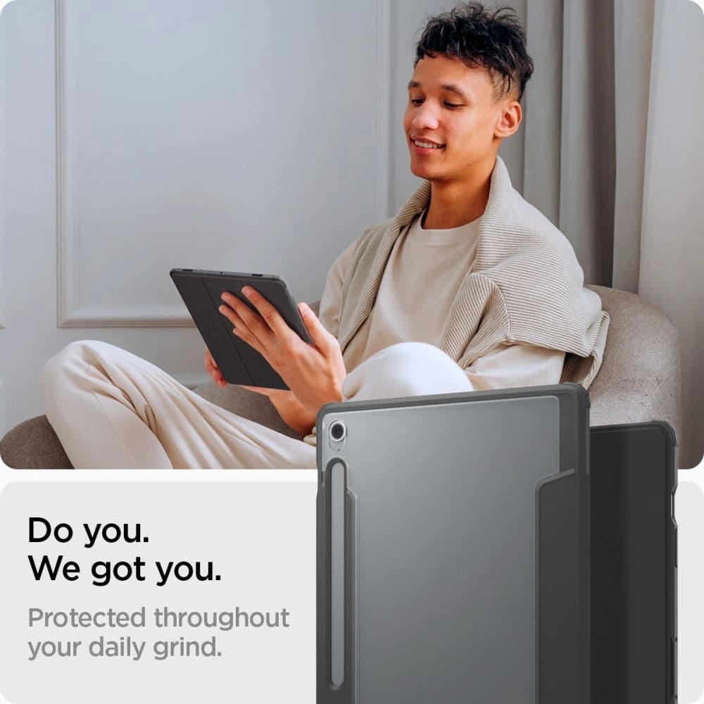 Spigen Ultra Hybrid Pro Samsung Galaxy Tab S10 FE+ Plus 13.1 X620 / X626b Black - 13