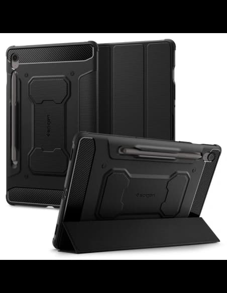 Spigen Rugged Armor Pro Samsung Galaxy Tab S10 FE+ Plus 13.1 X620 / X626b Fekete
