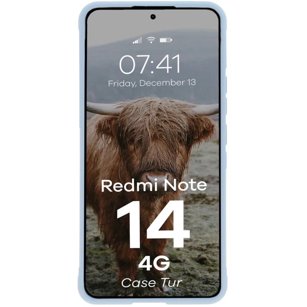Bizon Case Tur Xiaomi Redmi Note 14 4G hellblau - 5