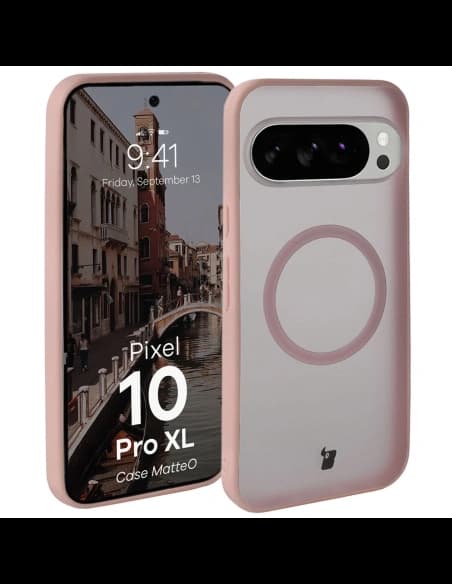 Bizon Case MatteO Magnetic Pixel 10 Pro XL füstös rózsaszín