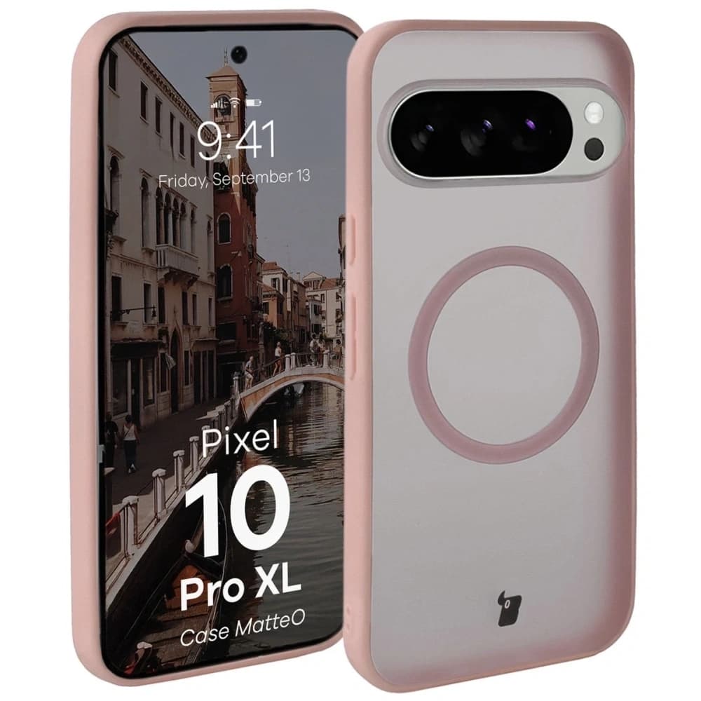 Bizon Case MatteO Magnetic Pixel 10 Pro XL rauchiges Pink - 1