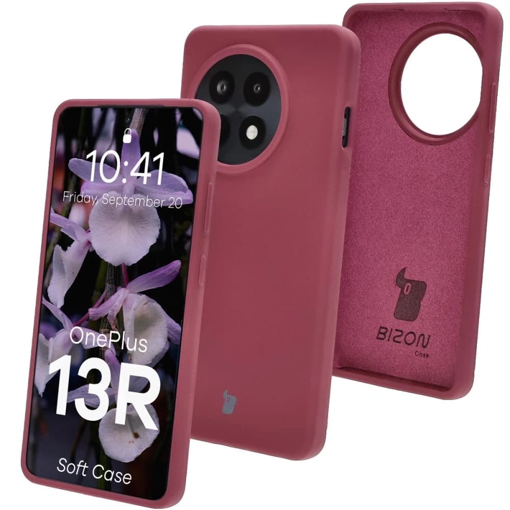 Bizon Soft Case OnePlus 13R dunkel lila - 1