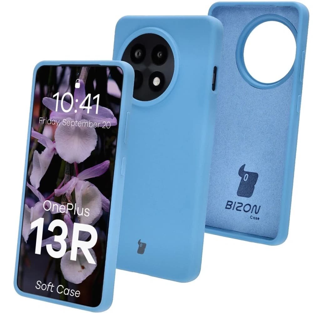 Husa Bizon Soft OnePlus 13R albastră - 1