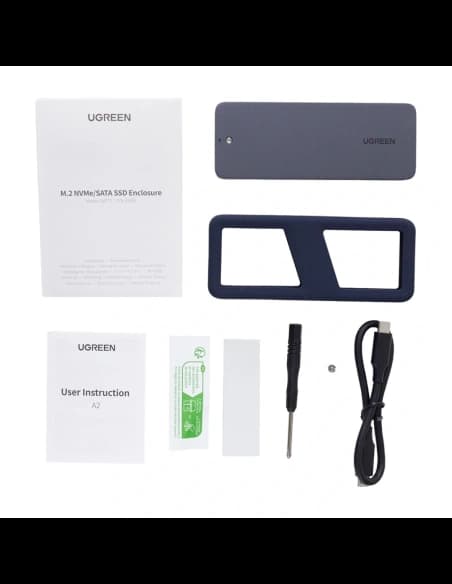 UGREEN CM777 SSD pouzdro, NVMe/SATA, 20Gbps, USB-C