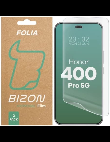 Bizon Glass Hydrogel Front Honor 400 Pro 5G [2 PACK]
