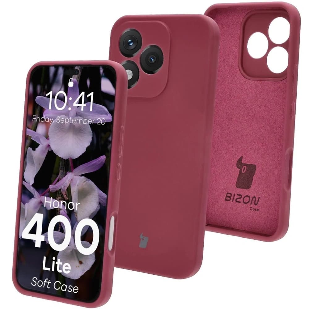 Bizon Soft Case Honor 400 Lite 5G sötétlila - 1
