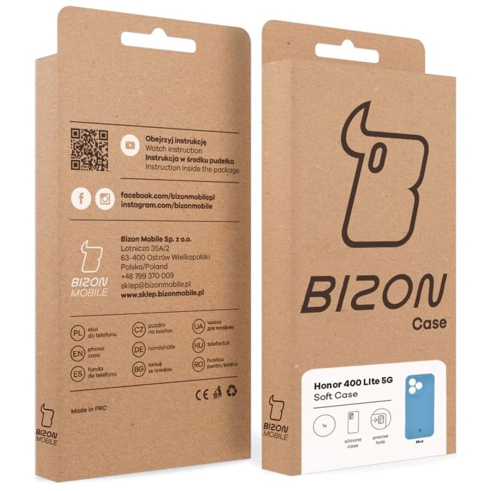 Bizon Soft Case Honor 400 Lite 5G blue - 8