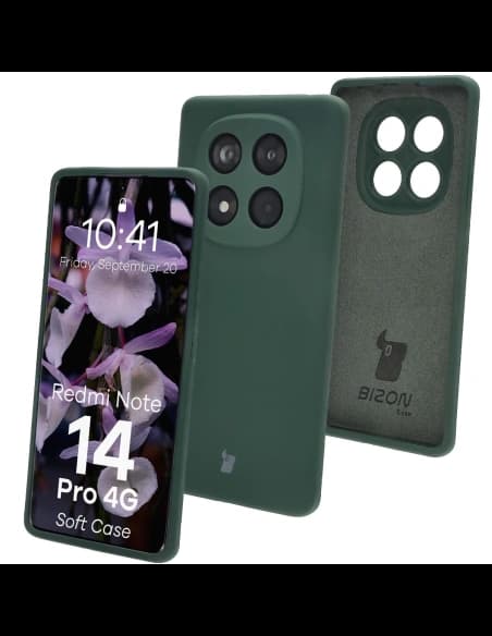 Bizon puha tok Xiaomi Redmi Note 14 Pro 4G sötétzöld