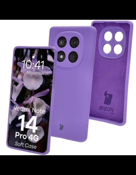 Bizon puha tok Xiaomi Redmi Note 14 Pro 4G lila