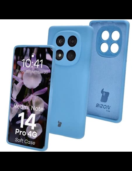 Bizon Soft Case Xiaomi Redmi Note 14 Pro 4G kék