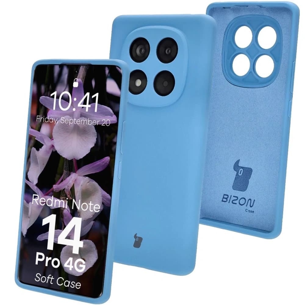 Bizon Soft Case Xiaomi Redmi Note 14 Pro 4G modrý - 1