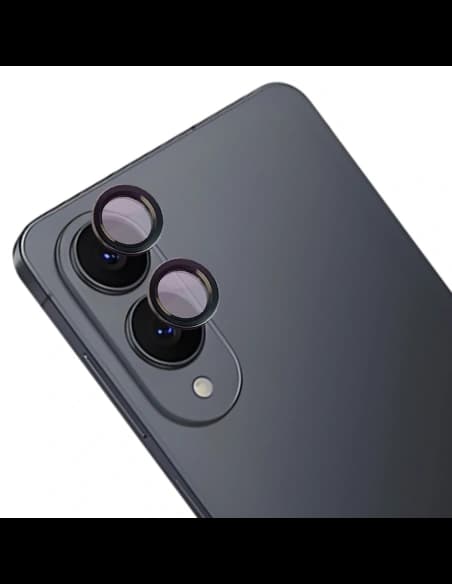 Bizon Glass Snap Linse Samsung Galaxy S25 Edge schwarzer Rahmen