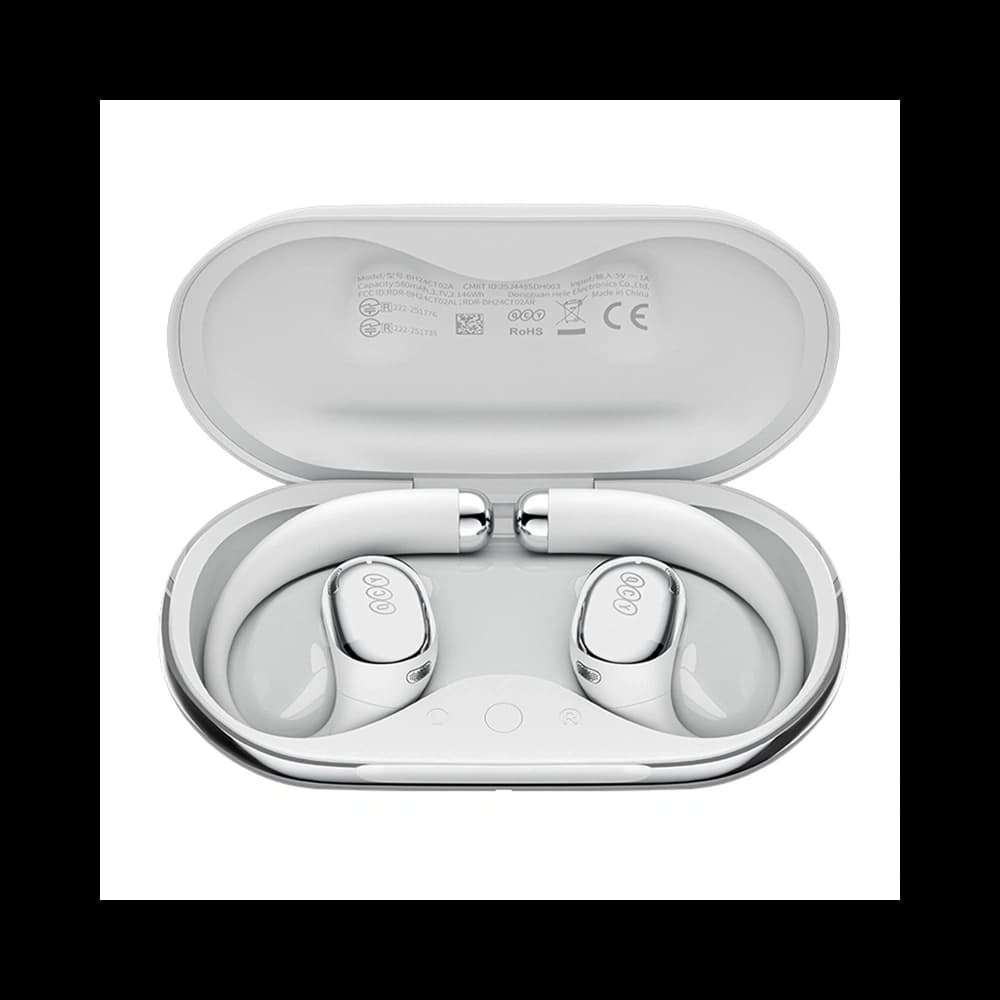 Căști wireless QCY Crossky R70 Bluetooth 6.0 cu clip gri - 2