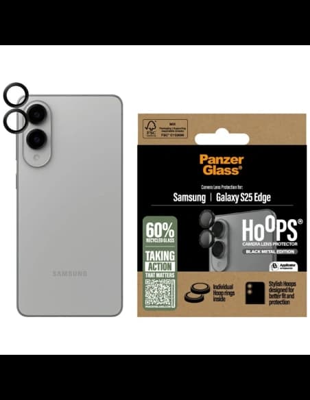 PanzerGlass Hoops Lens Protector Samsung Galaxy S25 Edge black