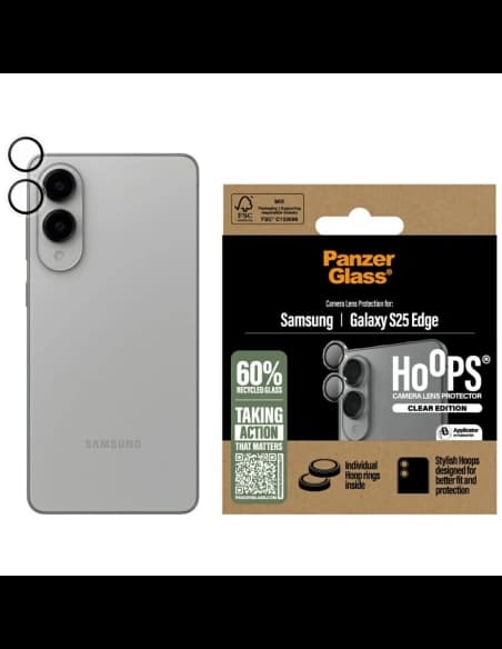 PanzerGlass Hoops Lens Protector Samsung Galaxy S25 Edge clear