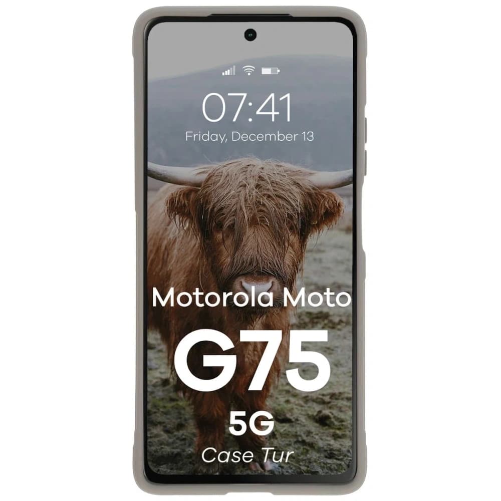 Bizon tok Tur Motorola Moto G75 5G világosszürke - 5