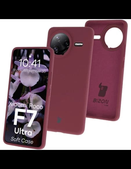 Bizon Soft Case Xiaomi POCO F7 Ultra dunkel lila