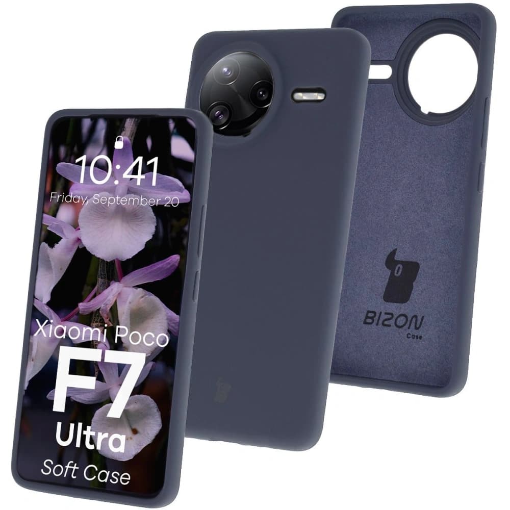 Bizon Soft Case Xiaomi POCO F7 Ultra dunkelblau - 1