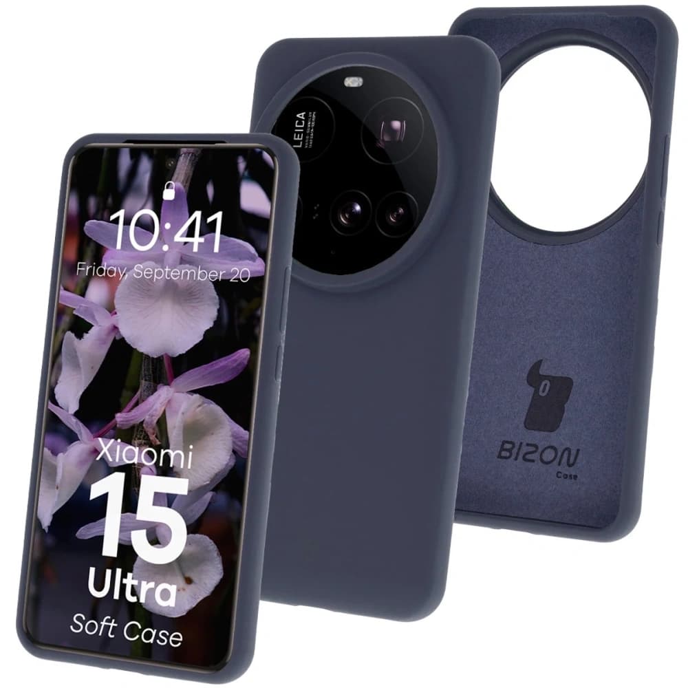 Bizon Soft Case Xiaomi 15 Ultra dunkelblau - 1