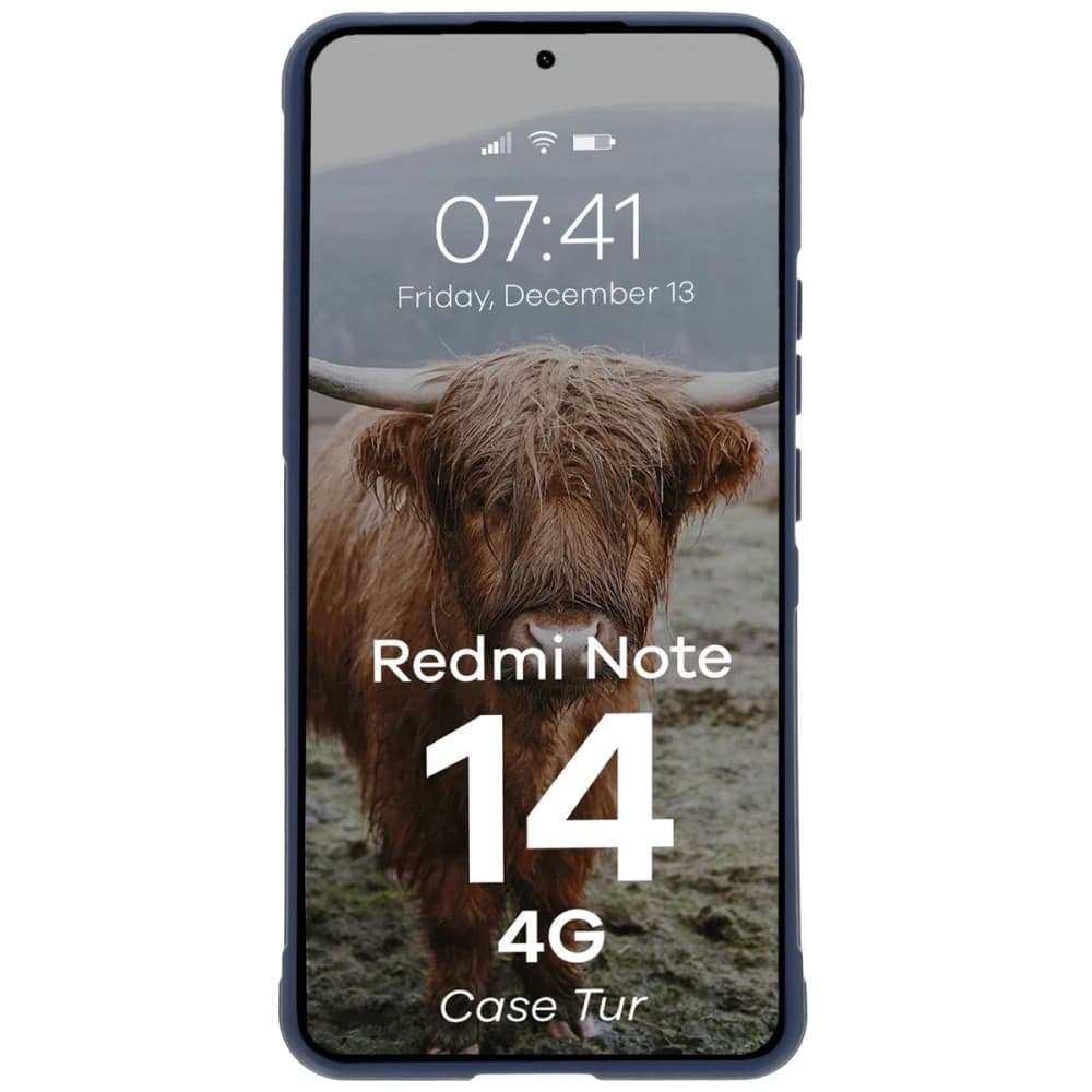 Bizon tok Tur Xiaomi Redmi Note 14 4G sötétkék - 5