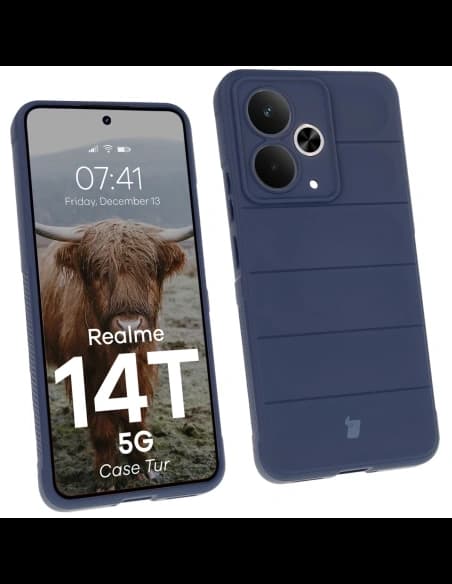 Bizon tok Tur Realme 14T 5G sötétkék