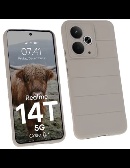 Bizon tok Tur Realme 14T 5G világosszürke